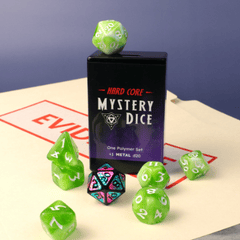 8PC RPG Set - Hard Core Mystery Dice